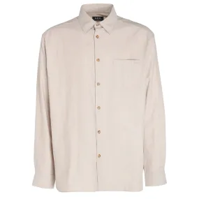 A.P.C. Chemise Malo beige 