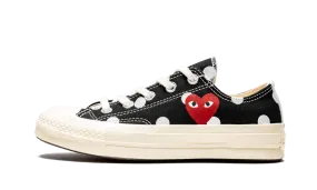 Chuck Taylor All-Star 70s Ox Comme des Garçons PLAY Polka Dot Black